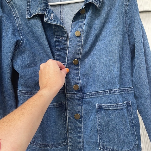 Universal thread button up jean jacket - Picture 2 of 5